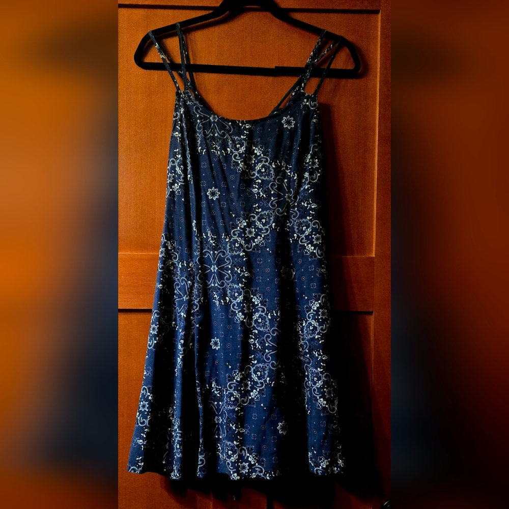 Hollister Blue Floral Dress